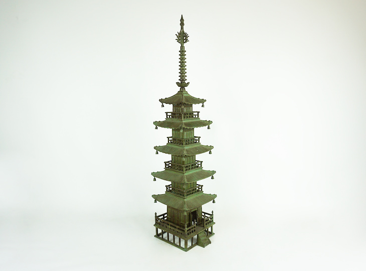 Buy Gojunoto, Japanese Metal Pagoda for sale - YO23010196