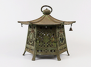 Buy Hana no Kokoro Tsuridōrō, Japanese Antique Metal Lantern for sale - YO23010023