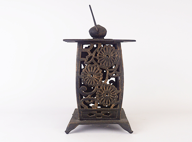 Himawari Tsuridōrō, Japanese Antique Metal Lantern - YO23010091