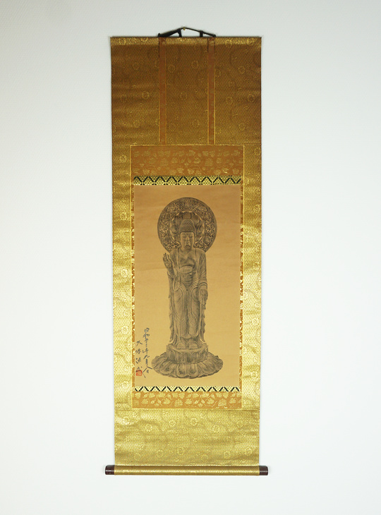 Hotoke Kakejiku, Authentic Japanese Scroll - YO23010208