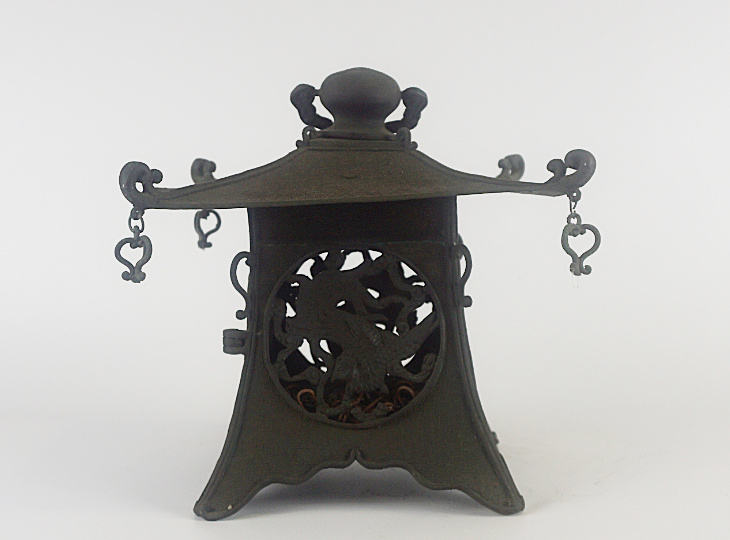Japanese Antique Metal Lantern, Shinwa Tsuridoro - YO23010056