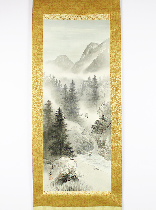 Keshiki Kakejiku, Authentic Japanese Scroll - YO23010306
