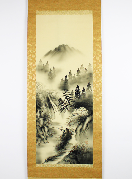 Keshiki Kakejiku, Authentic Japanese Scroll - YO23010352