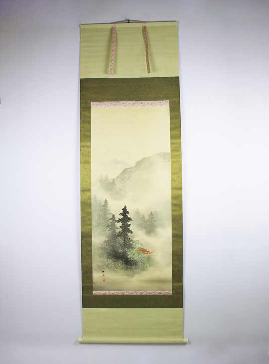 Keshiki Kakejiku, Authentic Japanese Scroll - YO23010354