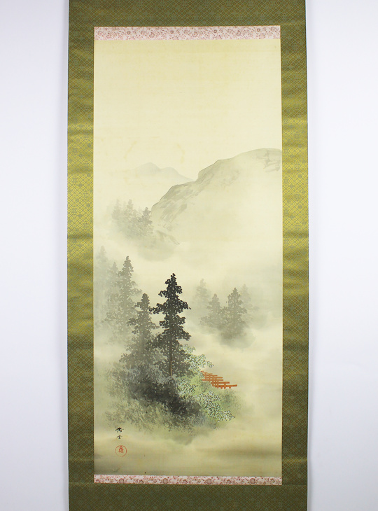 Keshiki Kakejiku, Authentic Japanese Scroll - YO23010354