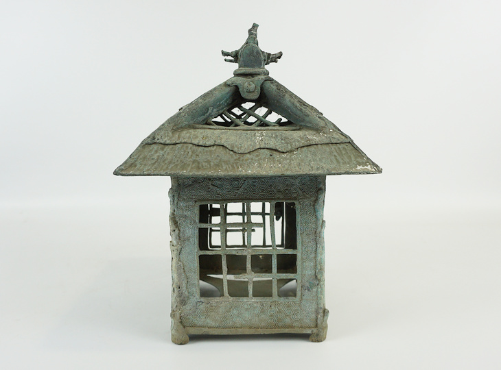 Koya Tsuridoro, Japanese Antique Metal Lantern - YO23010153