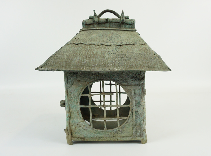 Koya Tsuridoro, Japanese Antique Metal Lantern - YO23010153