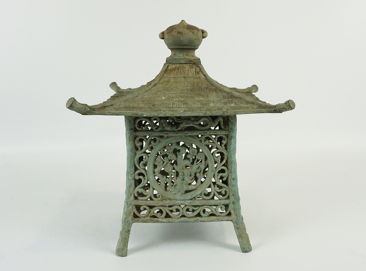 Kusaki Tsuridoro, Japanese Antique Metal Lantern - YO23010151