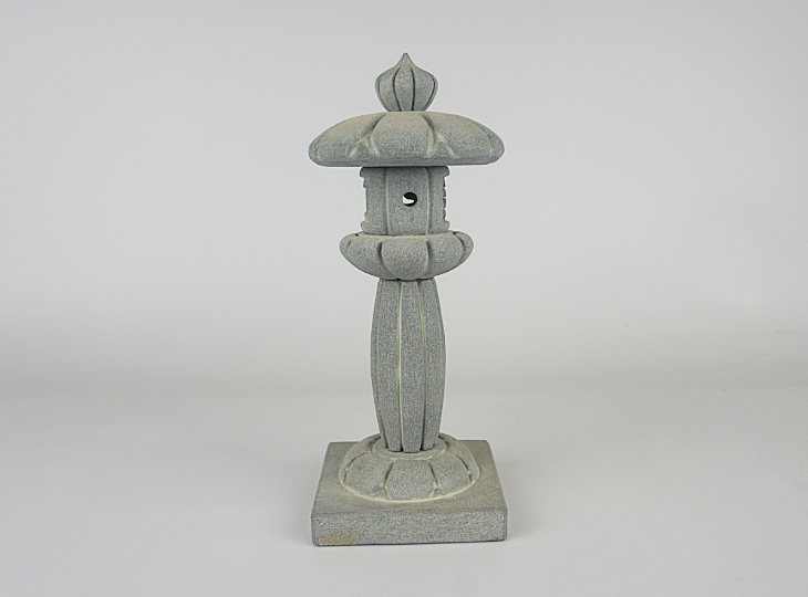 Maru Edo Gata Ishidōrō, Granite Miniature Lantern - YO23020014