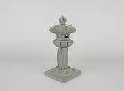 Maru Edo Gata Ishidōrō, Granite Miniature Lantern - YO23020015