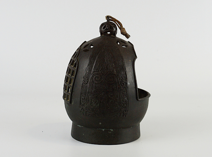 Rankei Tsuridōrō, Japanese Antique Metal Lantern - YO23010031