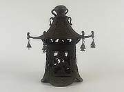 Buy Ryū no Uroko Tsuridōrō, Japanese Antique Metal Lantern for sale - YO23010043