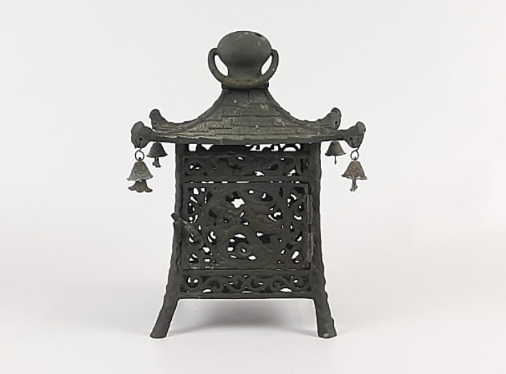 Ryūjin Tsuridōrō, Japanese Antique Metal Lantern - YO23010021