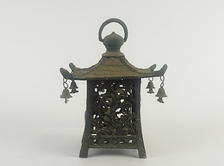 Ryujin Tsuridoro, Japanese Antique Metal Lantern - YO23010037