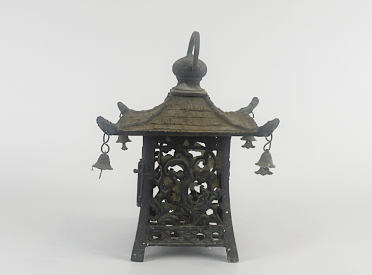 Ryujin Tsuridoro, Japanese Antique Metal Lantern - YO23010037