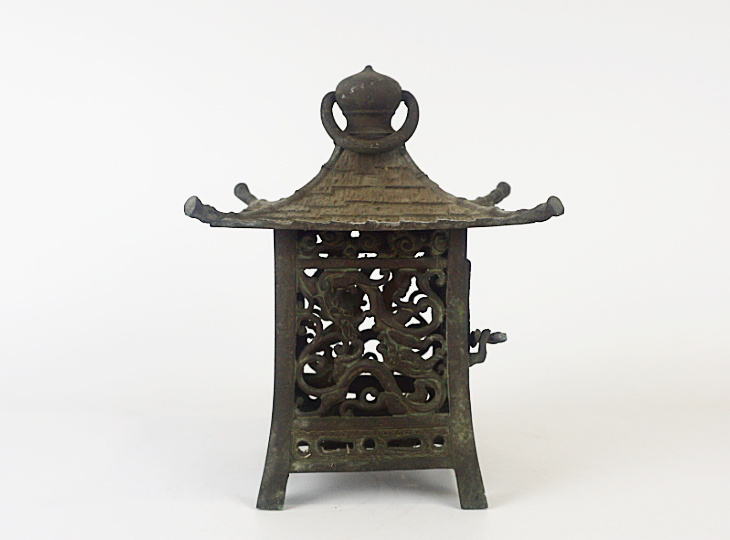 Ryūjin Tsuridōrō, Japanese Antique Metal Lantern - YO23010092