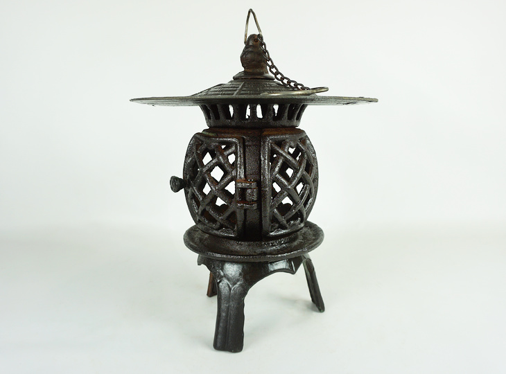 Sankyaku Tsuridoro, Japanese Antique Metal Lantern - YO23010184