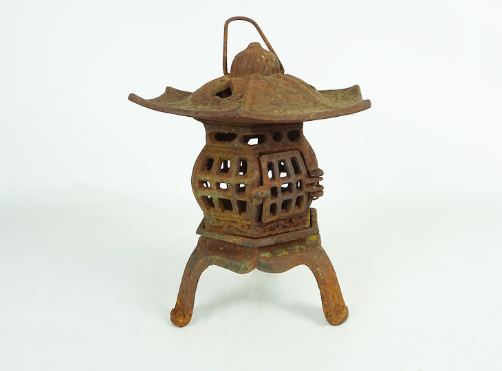 Sankyaku Tsuridoro, Japanese Antique Metal Lantern - YO23010187
