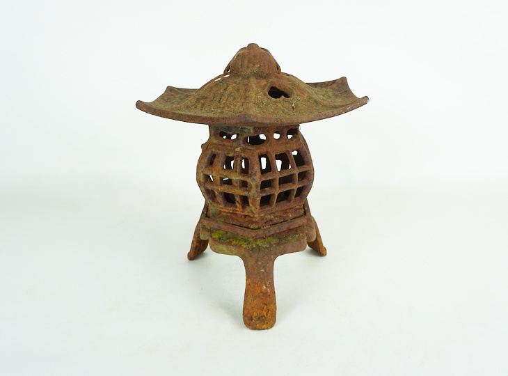 Sankyaku Tsuridoro, Japanese Antique Metal Lantern - YO23010187