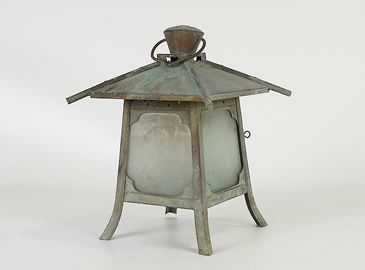 Shikaku Tsuridōrō, Japanese Metal Lantern - YO23010123