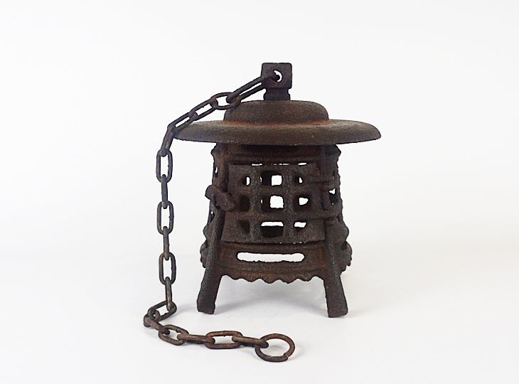 Sokonuke Tsuridoro, Japanese Antique Metal Lantern - YO23010093