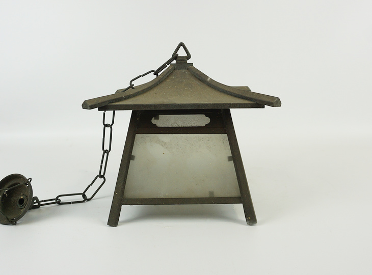 Suzu Tsuridōrō, Japanese Antique Metal Lantern - YO23010150