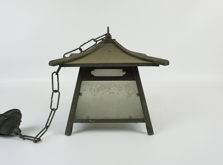 Suzu Tsuridoro, Japanese Antique Metal Lantern - YO23010150