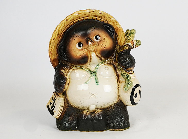 Tanuki, Japanese Ceramic Statue - YO23010063