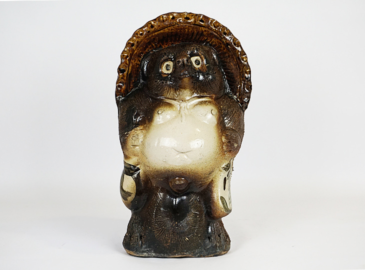 Tanuki, Japanese Ceramic Statue - YO23010064