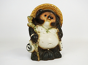 Tanuki, Japanese Ceramic Statue - YO23010066