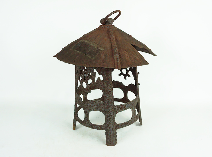 Toyotomi Tsuridoro, Japanese Antique Metal Lantern - YO23010202