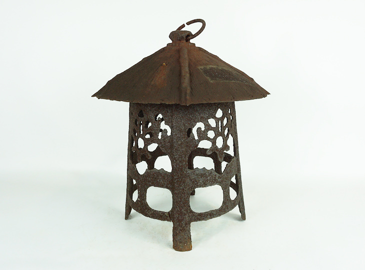 Toyotomi Tsuridoro, Japanese Antique Metal Lantern - YO23010202