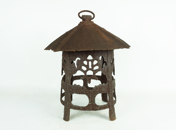 Toyotomi Tsuridoro, Japanese Antique Metal Lantern - YO23010202