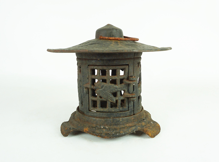 Tsubame Tsuridoro, Japanese Antique Metal Lantern - YO23010185