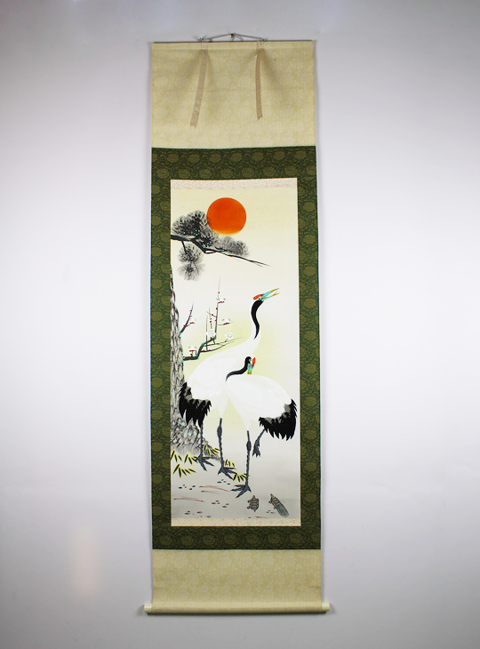 Tsuru Kakejiku, Authentic Japanese Scroll - YO23010341