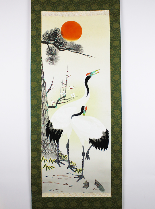 Tsuru Kakejiku, Authentic Japanese Scroll - YO23010341