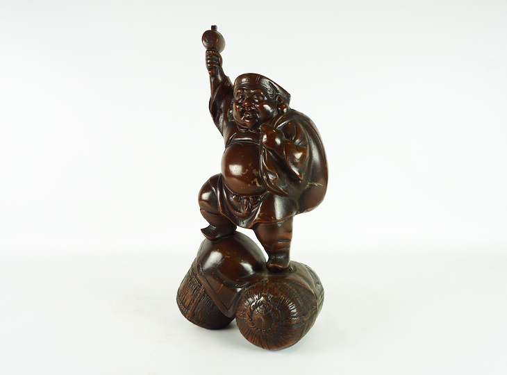 Daikokuten, Japans Antiek Bronzen Beeldje - YO23010171