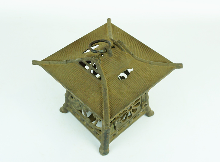 Himawari Tsuridōrō, Japanse Antieke Metalen Lantaarn - YO23010158