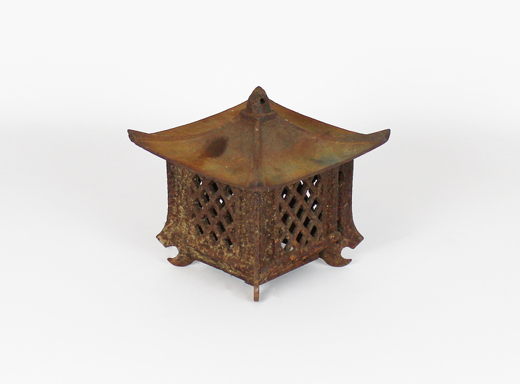 Hishigata Tsuridoro, Japanse Antieke Metalen Lantaarn - YO23010221