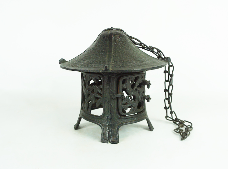 Kinoko Tsuridoro, Japanse Antieke Metalen Lantaarn - YO23010203