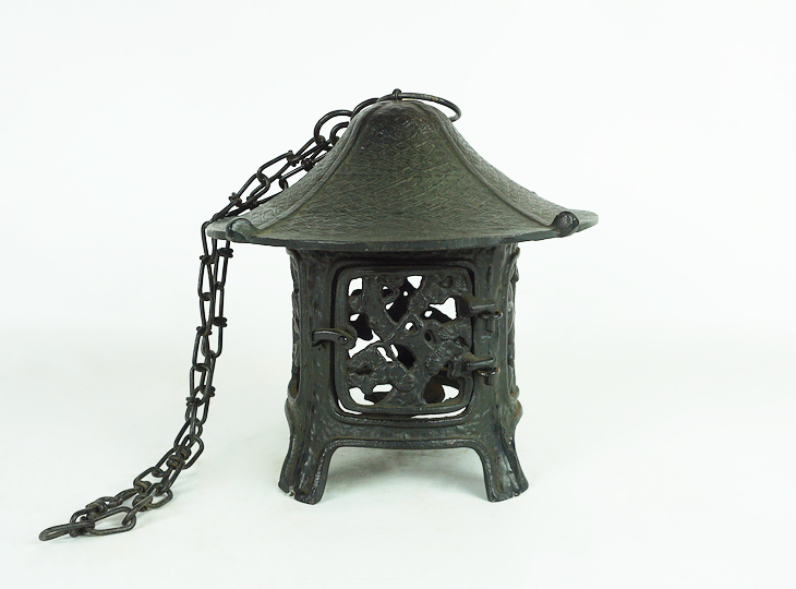Kinoko Tsuridoro, Japanse Antieke Metalen Lantaarn - YO23010203