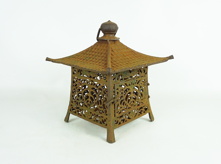 Kokoro Tsuridoro, Japanse Antieke Metalen Lantaarn - YO23010201