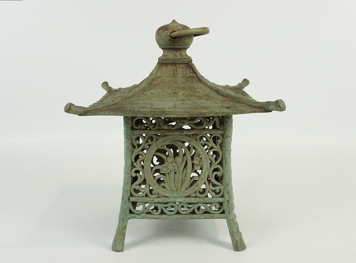 Kusaki Tsuridoro, Japanse Antieke Metalen Lantaarn - YO23010151