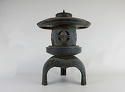 Maru Yukimi Gata, Japanse Antieke Metalen Lantaarn - YO23010027