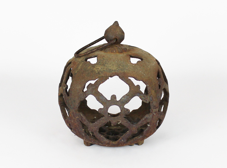 Marugata Tsuridoro, Japanse Antieke Metalen Lantaarn - YO23010228