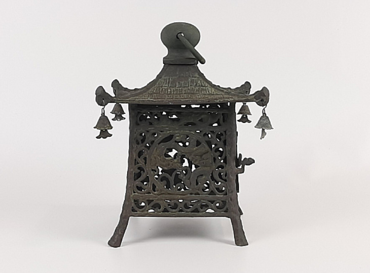 Ryūjin Tsuridōrō, Japanse Antieke Metalen Lantaarn - YO23010021