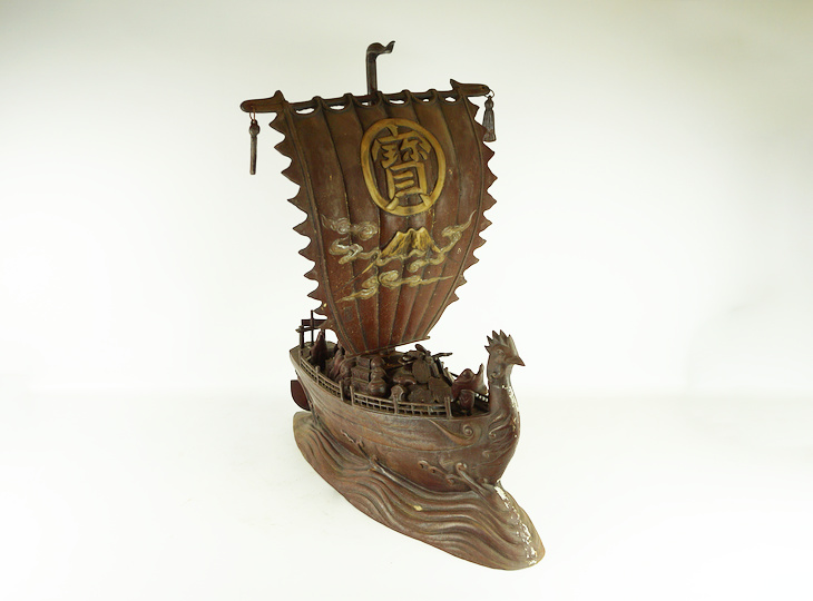 Shichi Fukujin Takarabune, Japans Antiek Gietijzeren Schip - YO23010172