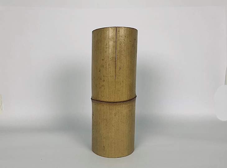Takesei Kabin, Vintage Ikebana Bamboe Vaas - YO23010016