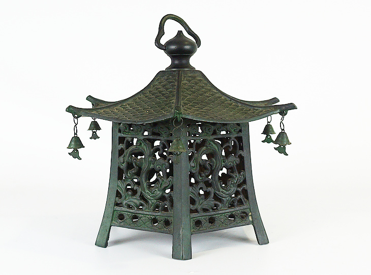 Tsutakazura Tsuridōrō, Japanse Antieke Metalen Lantaarn - YO23010124