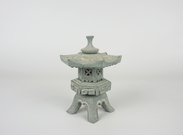 Yukimi Gata Ishidoro, Granieten Miniatuur Lantaarn - YO23020004